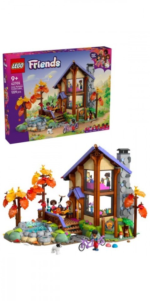 Klocki Friends 42705 Jesienna leśna chatka