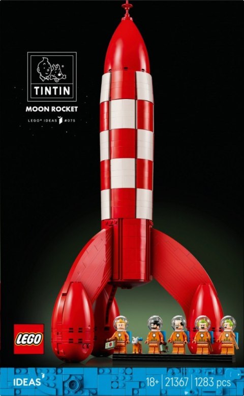 Klocki Ideas 21367 Tintin i rakieta na Księżyc