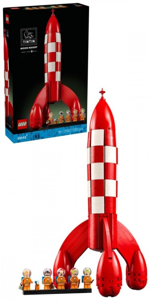 Klocki Ideas 21367 Tintin i rakieta na Księżyc