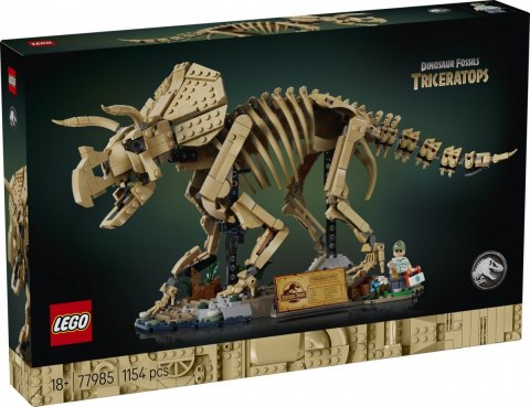 Klocki Jurassic World 77985 Szkielety dinozaurów: Triceratops