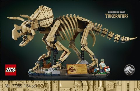 Klocki Jurassic World 77985 Szkielety dinozaurów: Triceratops
