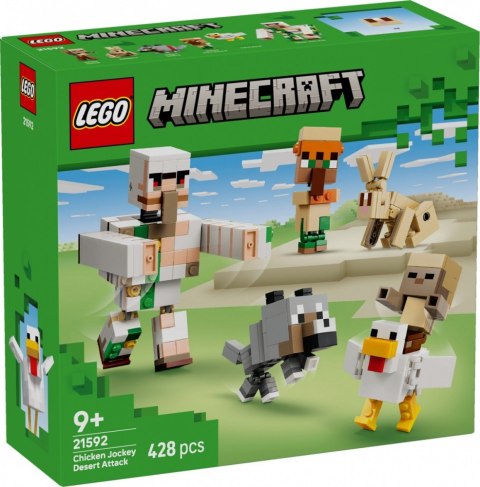 Klocki Minecraft 21592 Atak kurzego jeźdźca na pustyni