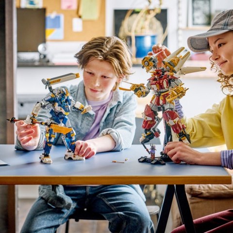 Klocki Ninjago 71870 Bliźniacze tytanowe mechy