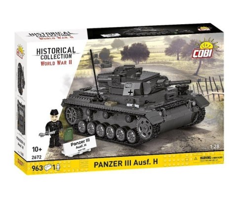 Klocki Panzer III Ausf.H 963 elementy
