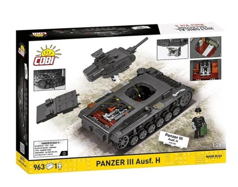 Klocki Panzer III Ausf.H 963 elementy