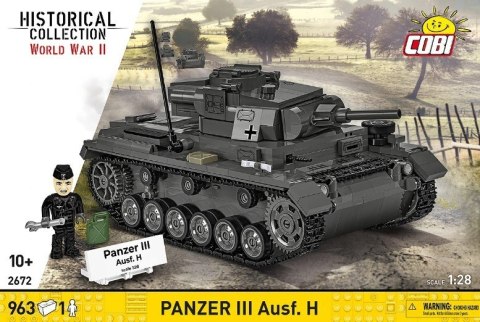 Klocki Panzer III Ausf.H 963 elementy