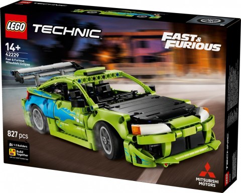 Klocki Technic 42229 Samochód Fast and Furious Mitsubishi Eclipse