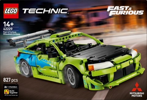 Klocki Technic 42229 Samochód Fast and Furious Mitsubishi Eclipse