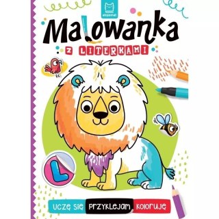 Malowanka z literkami AKSJOMAT