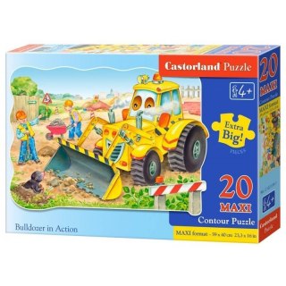 Puzzle 20el.maxi bulldozer CASTOR