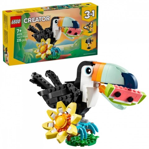 Klocki Creator 31173 Dzikie zwierzęta: Tropikalny tukan