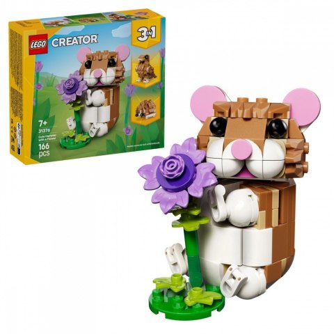 Klocki Creator 31376 Uroczy chomik z kwiatkiem