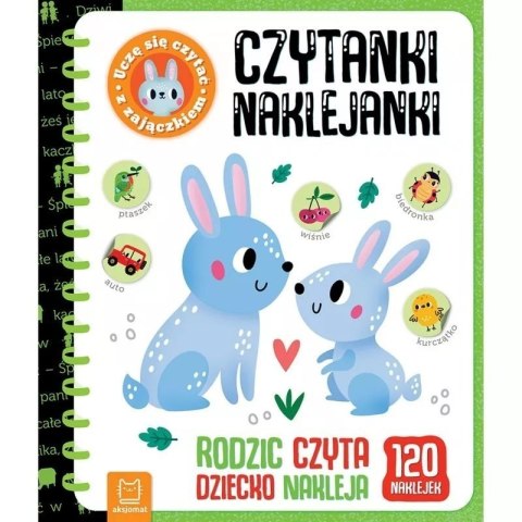 Czytanki naklejanki z zającem AKSJOMAT