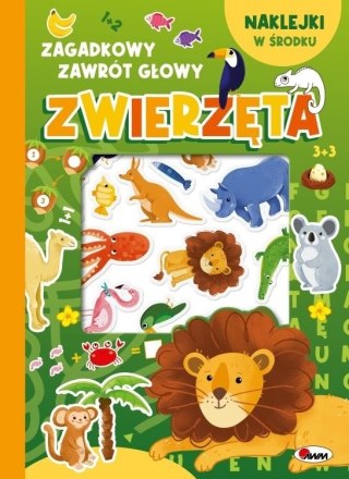 ZAGADKOWY ZAWRÓT GŁOWY ZWIERZ AWM WYDAWNICTWO
