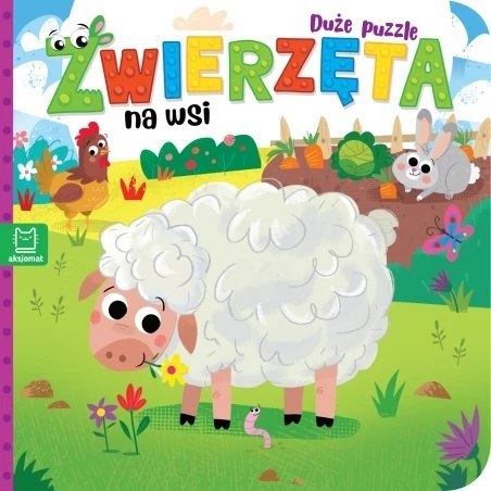 ZWIERZĘTA NA WSI DUŻE PUZZLE AKSJOMAT
