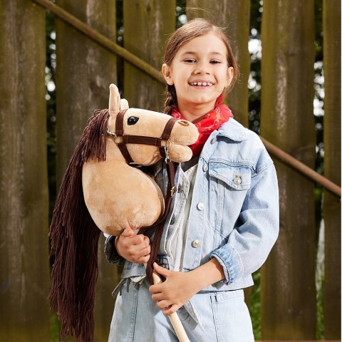 Koń na kiju Hobby Horse HOPPIHORSE A3 beżowy, maść bułana Tootiny