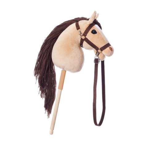 Koń na kiju Hobby Horse HOPPIHORSE A3 beżowy, maść bułana Tootiny