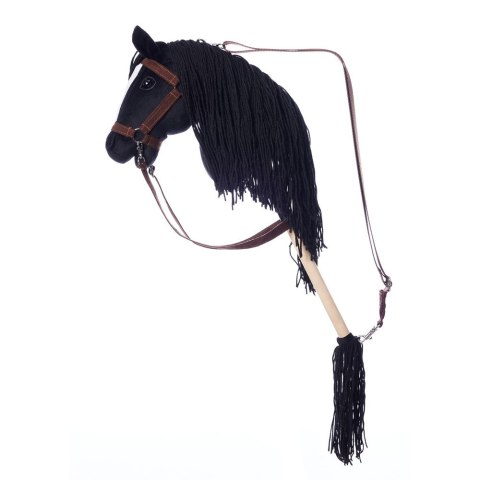 Koń na kiju Hobby Horse HOPPIHORSE A3 czarny, maść kara Tootiny
