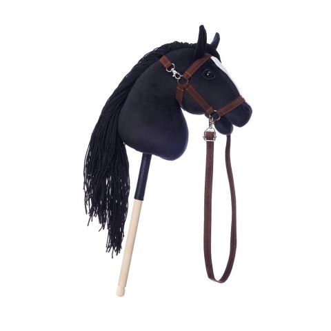 Koń na kiju Hobby Horse HOPPIHORSE A3 czarny, maść kara Tootiny