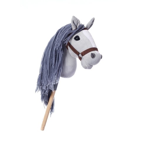 Koń na kiju Hobby Horse HOPPIHORSE A3 szary, maść siwa Tootiny
