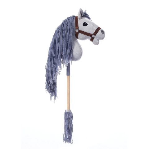 Koń na kiju Hobby Horse HOPPIHORSE A3 szary, maść siwa Tootiny