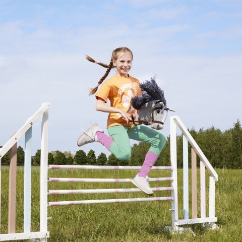 Koń na kiju Hobby Horse HOPPIHORSE A3 szary, maść siwa Tootiny