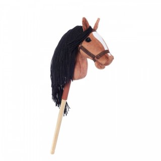 Koń na kiju Hobby Horse HOPPIHORSE A4 Bay - ciemny brąz, maść gniada Tootiny