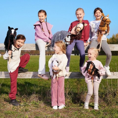 Koń na kiju Hobby Horse HOPPIHORSE A4 Chestnut - brąz, maść kasztanowata Tootiny