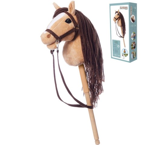 Koń na kiju Hobby Horse HOPPIHORSE A4 beżowy, maść bułana Tootiny