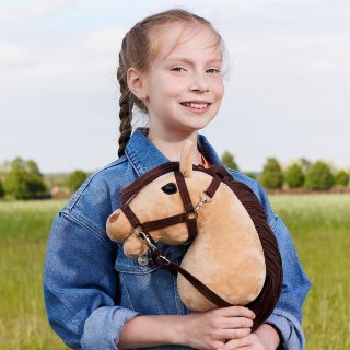 Koń na kiju Hobby Horse HOPPIHORSE A4 beżowy, maść bułana Tootiny