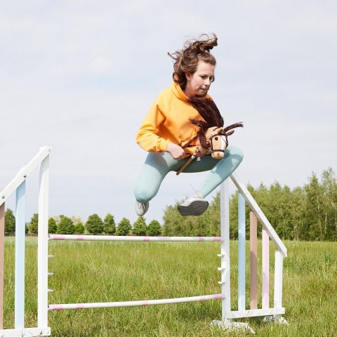 Koń na kiju Hobby Horse HOPPIHORSE A4 beżowy, maść bułana Tootiny
