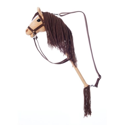 Koń na kiju Hobby Horse HOPPIHORSE A4 beżowy, maść bułana Tootiny