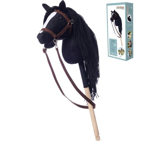 Koń na kiju Hobby Horse HOPPIHORSE A4 czarny, maść kara Tootiny