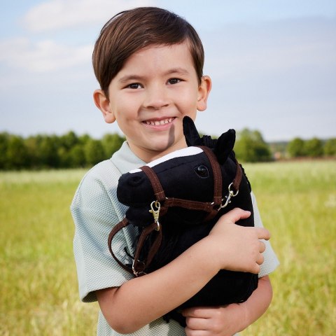 Koń na kiju Hobby Horse HOPPIHORSE A4 czarny, maść kara Tootiny