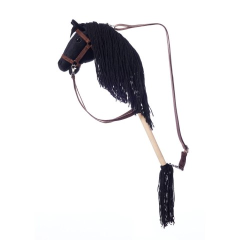 Koń na kiju Hobby Horse HOPPIHORSE A4 czarny, maść kara Tootiny