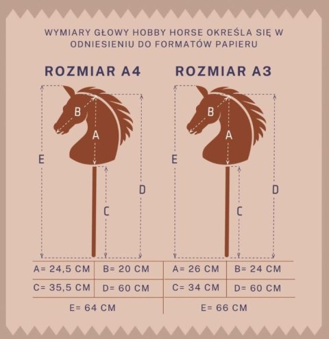 Koń na kiju Hobby Horse HOPPIHORSE A4 czarny, maść kara Tootiny
