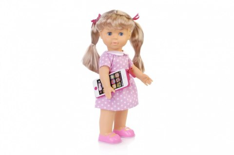 Lalka Natalia chodząca ze smartfonem 41cm Artyk