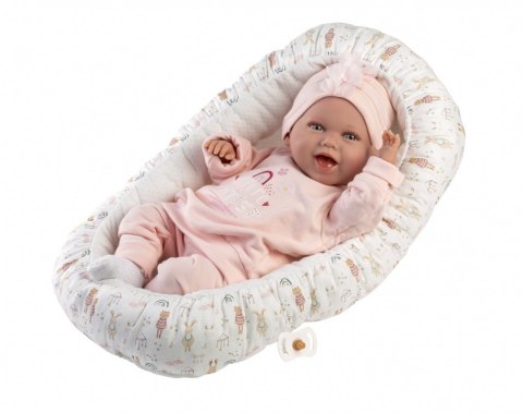Lalka bobas śmiejąca się Mimi 42 cm Llorens