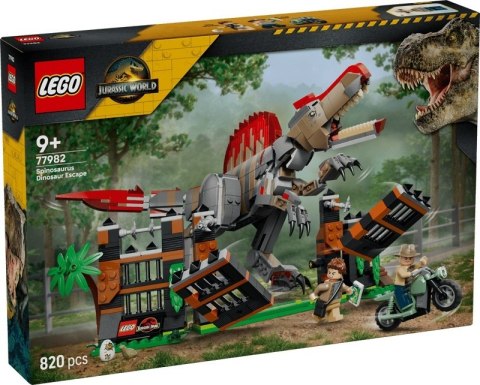 JURRASIC WORLD UCIECZKA SPINOZ LEGO