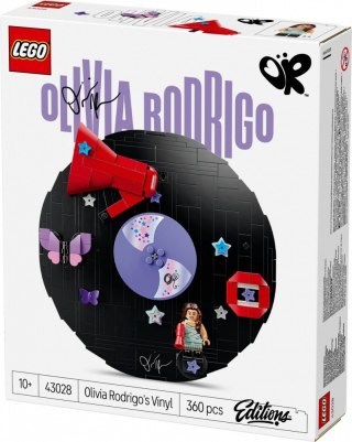 Klocki Editions Music 43028 Płyta winylowa Olivii Rodrigo LEGO