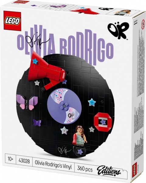 Klocki Editions Music 43028 Płyta winylowa Olivii Rodrigo LEGO