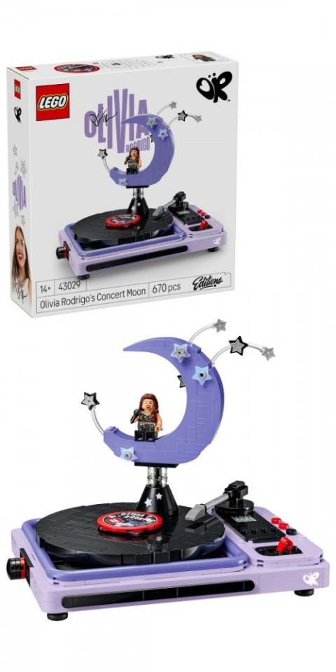 Klocki Editions Music 43029 Księżyc z koncertu Olivii Rodrigo LEGO