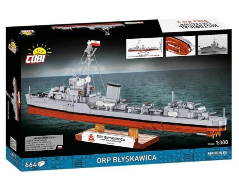 Klocki ORP Błyskawica 664 elementy Cobi Klocki