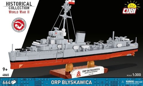 Klocki ORP Błyskawica 664 elementy Cobi Klocki