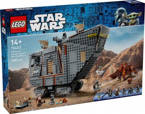 Klocki Star Wars 75453 Piaskoczołg wędrownych Jawów i bagnorożec LEGO