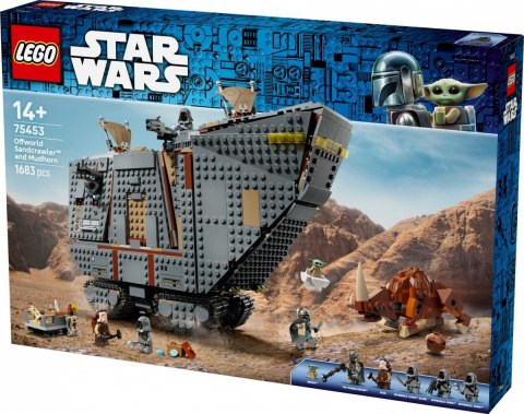 Klocki Star Wars 75453 Piaskoczołg wędrownych Jawów i bagnorożec LEGO