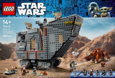 Klocki Star Wars 75453 Piaskoczołg wędrownych Jawów i bagnorożec LEGO