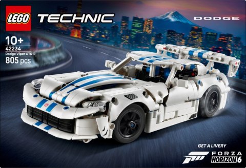 Klocki Technic 42234 Samochód sportowy Dodge Viper GTS-R LEGO