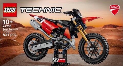 Klocki Technic 42238 Motocykl Ducati Desmo450 MX Factory LEGO