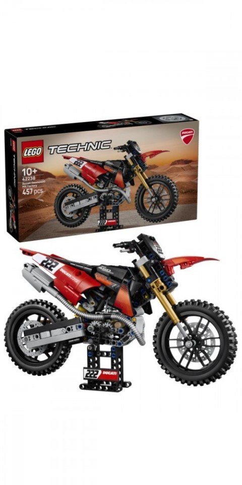 Klocki Technic 42238 Motocykl Ducati Desmo450 MX Factory LEGO